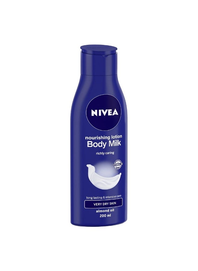 Nivea Nourishing Lotion Body Milk for 48H Moisturization, 200ml - Image 4